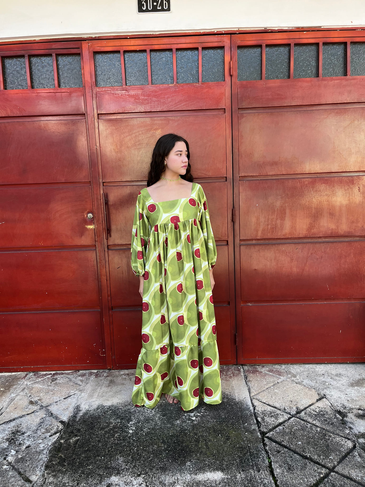 Vestido olivas