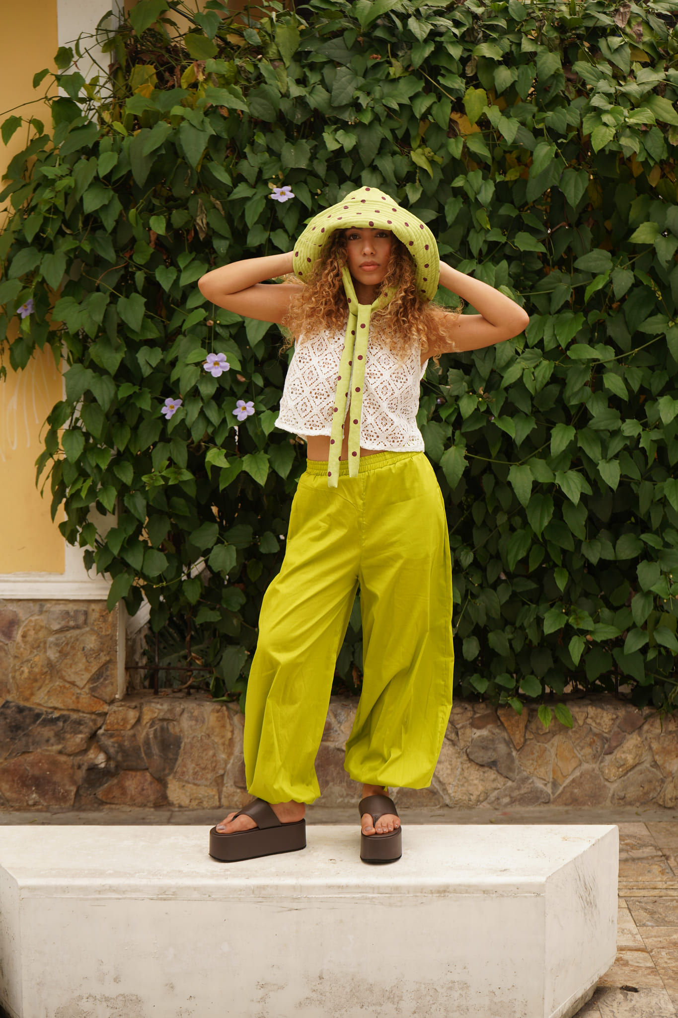 Sombrero verde vino